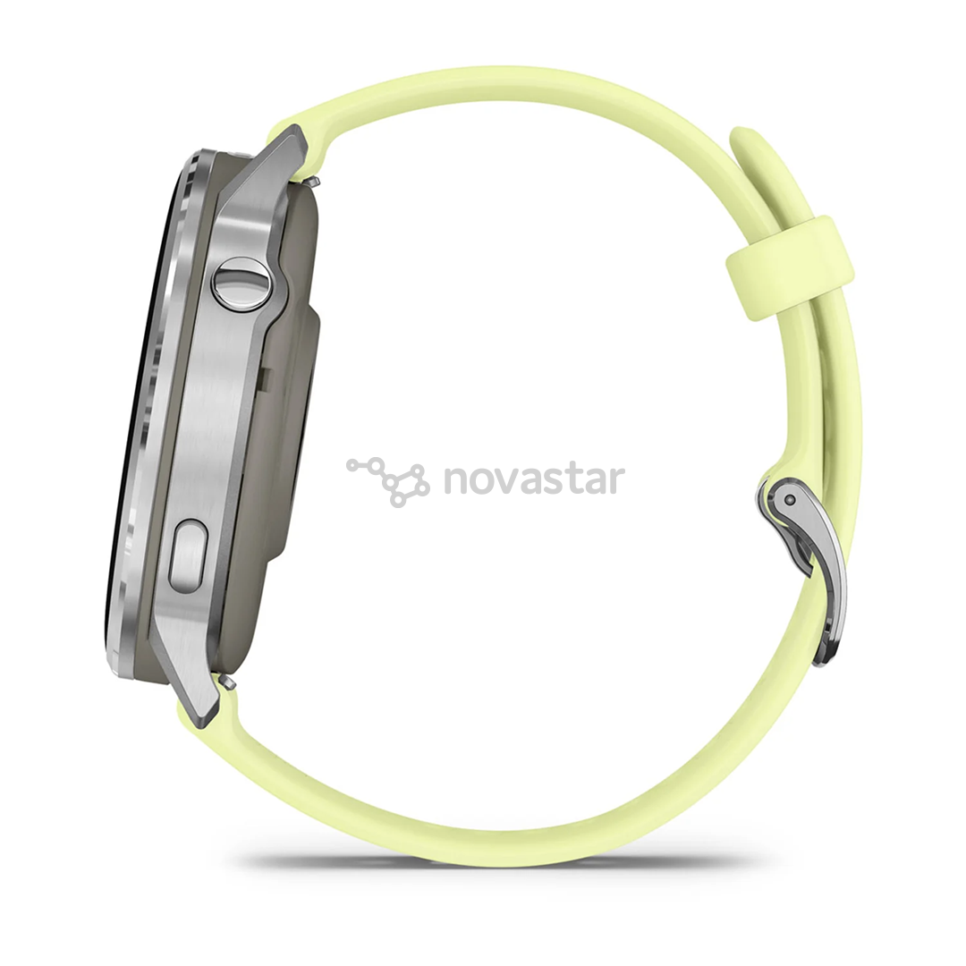 Garmin Venu 4, 45 мм, серебристый / желтый - Спортивные часы