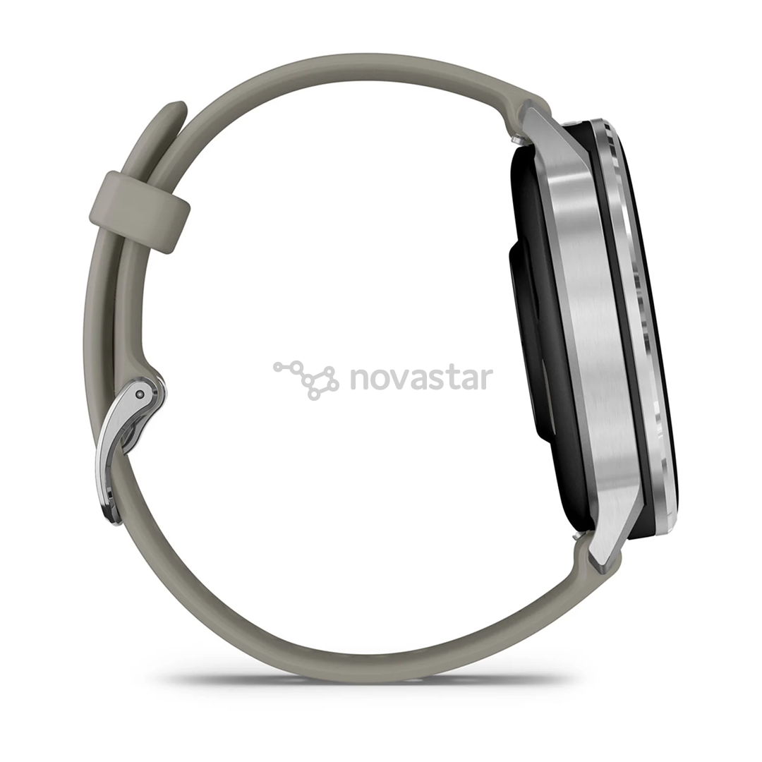 Garmin Venu 4, 45 мм, серебристый / серый - Спортивные часы