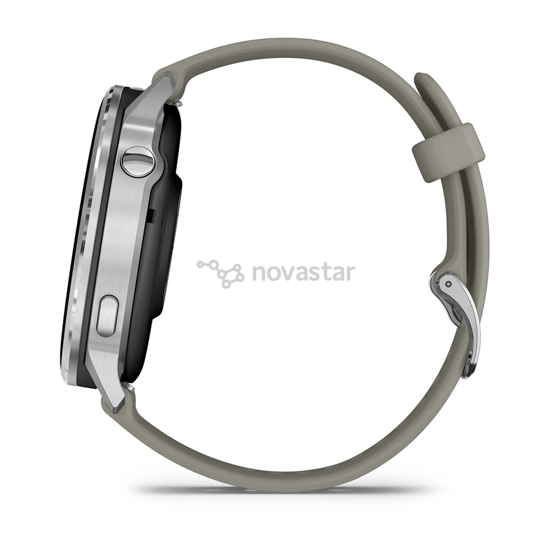 Garmin Venu 4, 45 мм, серебристый / серый - Спортивные часы