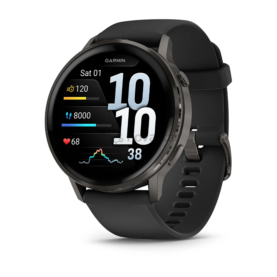 Garmin Venu 4, 45 мм, черный / черный - Спортивные часы