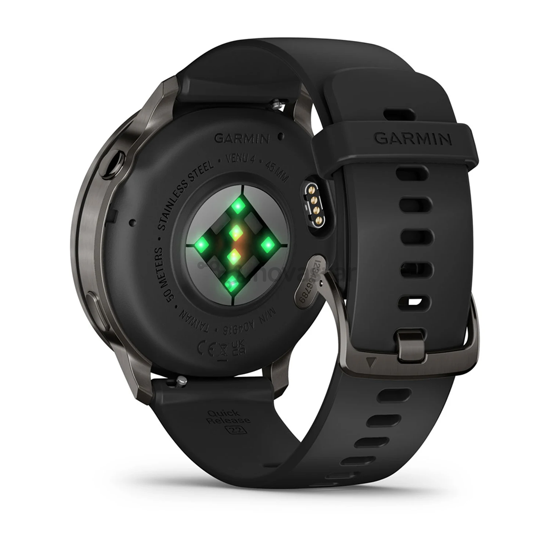 Garmin Venu 4, 45 мм, черный / черный - Спортивные часы