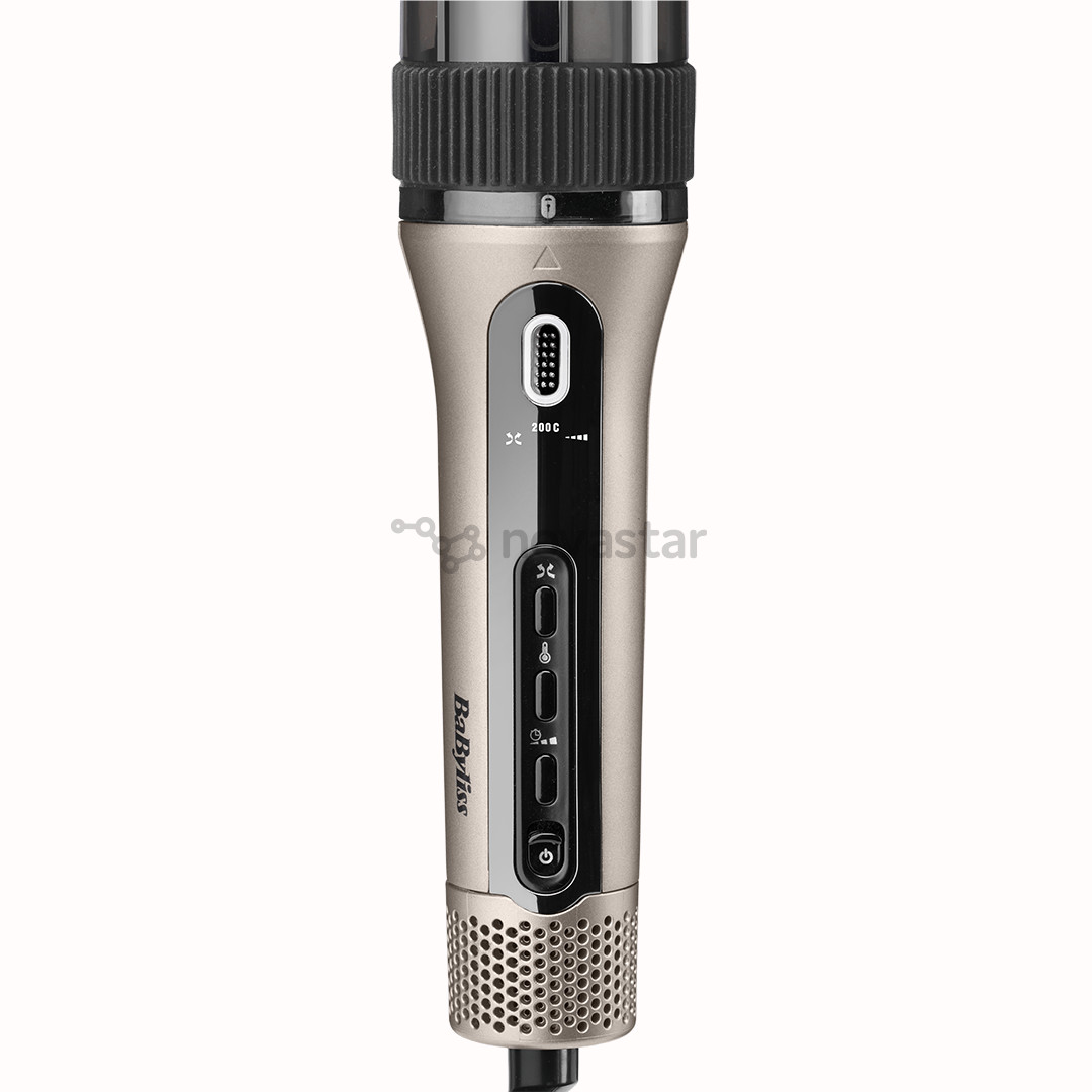 Babyliss Style Secret Air, pilkas/juodas - Plaukų garbanojimo prietaisas