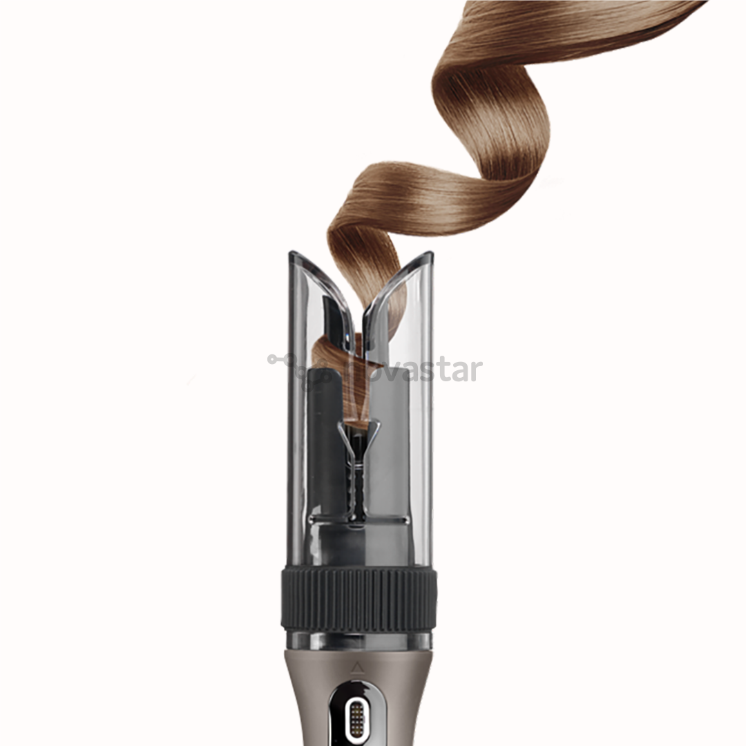 Babyliss Style Secret Air, grey/black - Automatic rotating curler