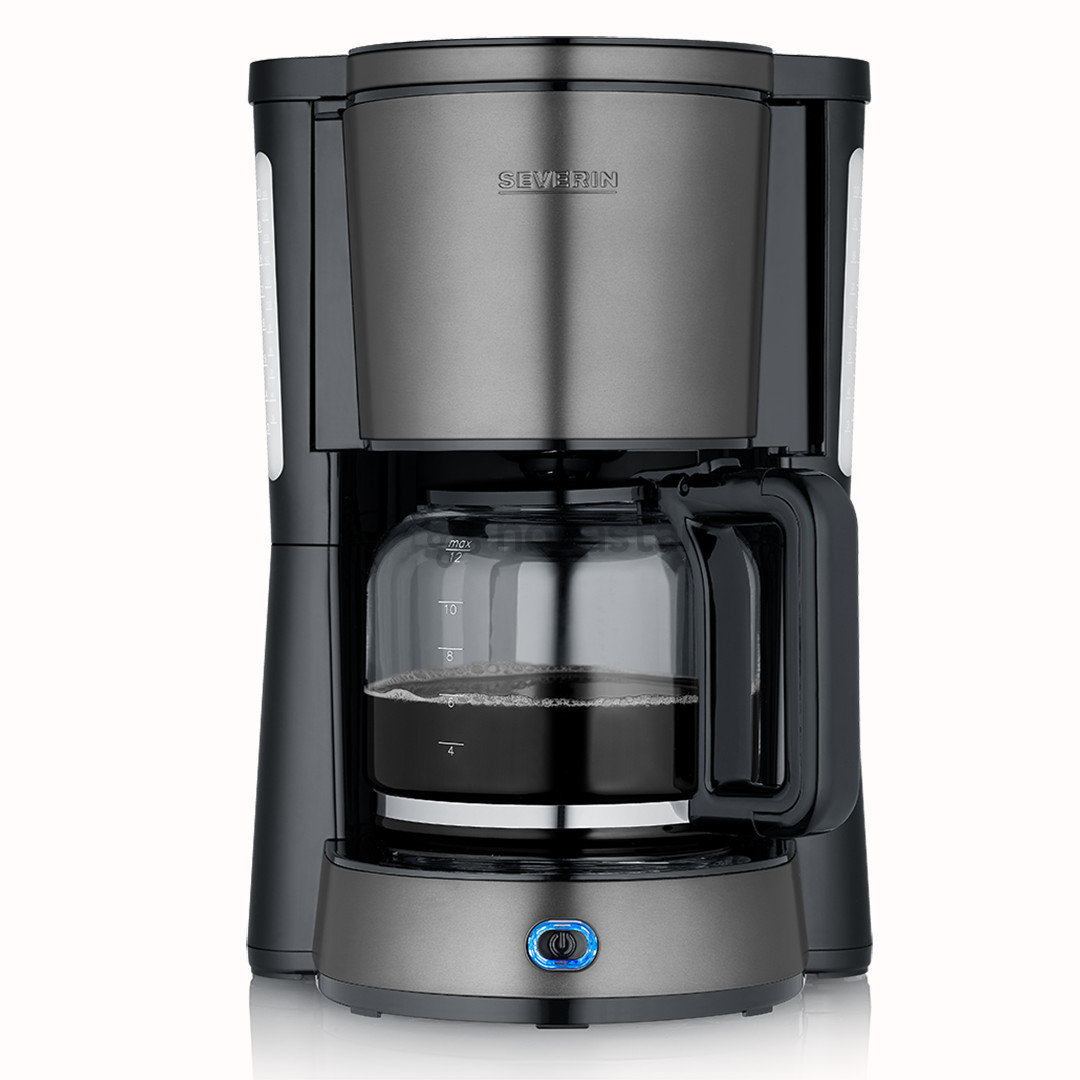 Severin, 1000 W, 1.25 L, dark grey - Filter coffee machine