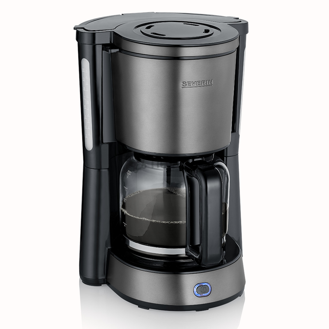 Severin, 1000 W, 1.25 L, dark grey - Filter coffee machine