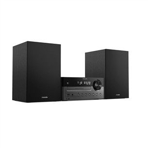 Philips TAM4505M2 Micro Music System, 2.0, juodas - Muzikinis centras