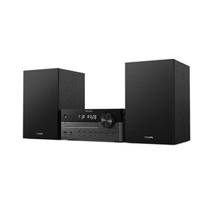 Philips TAM4505M2 Micro Music System, 2.0, juodas - Muzikinis centras