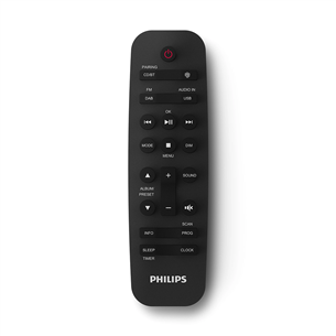 Philips TAM4505M2 Micro Music System, 2.0, черный - Музыкальный центр