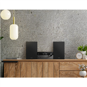 Philips TAM4505M2 Micro Music System, 2.0, juodas - Muzikinis centras