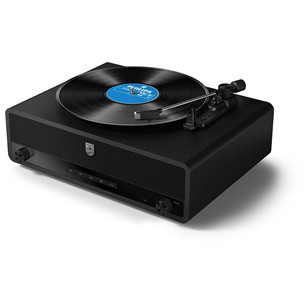 Philips Century The Stevie, juodas - Plokštelių grotuvas