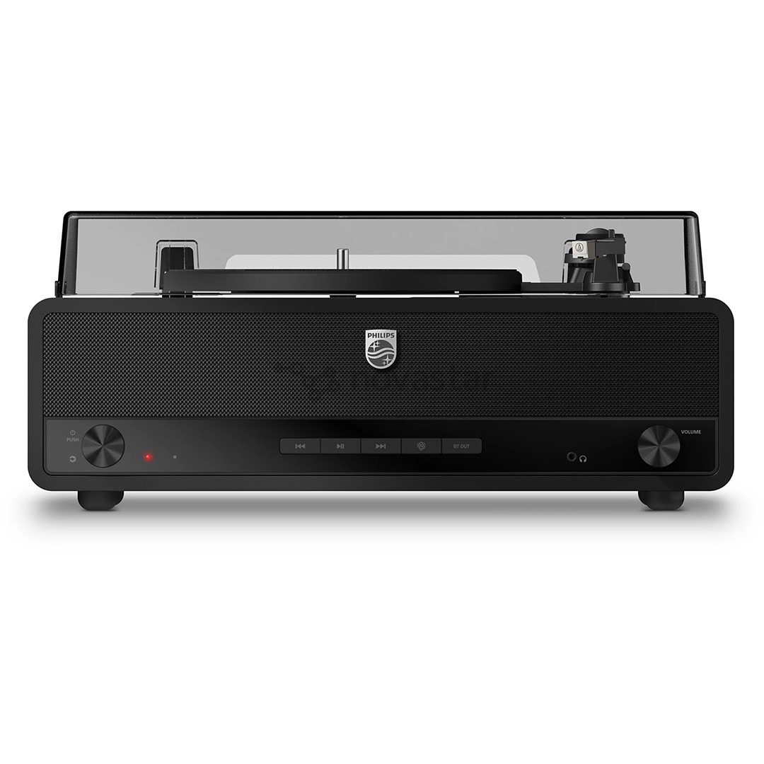 Philips Century The Stevie, juodas - Plokštelių grotuvas