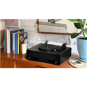 Philips Century The Stevie, juodas - Plokštelių grotuvas