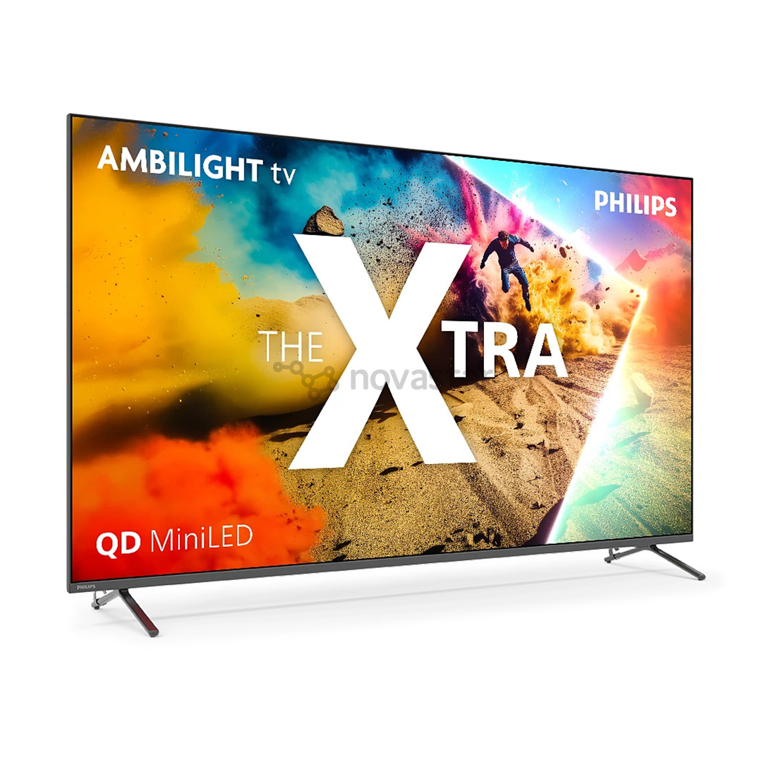 Philips MLED950 The Xtra, 75'', 4K UHD, QD Mini LED, juodas - Televizorius