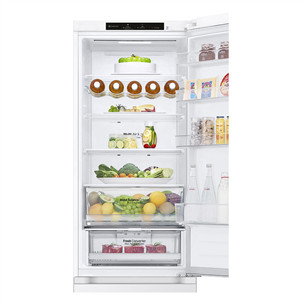 LG, NoFrost, 387 L, aukštis 203 cm, baltas - Šaldytuvas