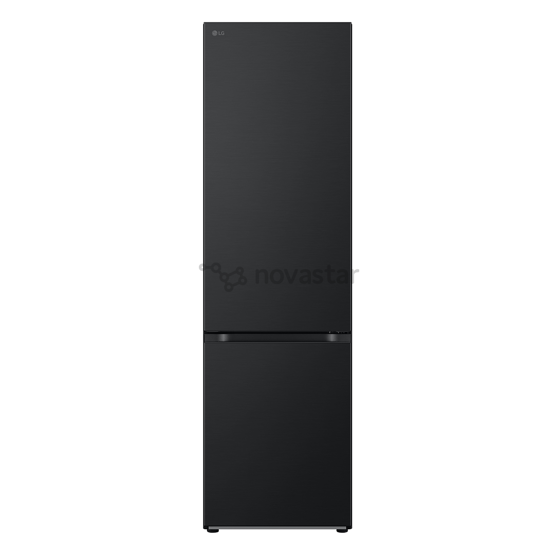 LG, NoFrost, 387 L, aukštis 203 cm, juodas - Šaldytuvas