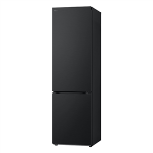 LG, NoFrost, 387 L, aukštis 203 cm, juodas - Šaldytuvas