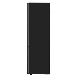 LG, NoFrost, 387 L, aukštis 203 cm, juodas - Šaldytuvas
