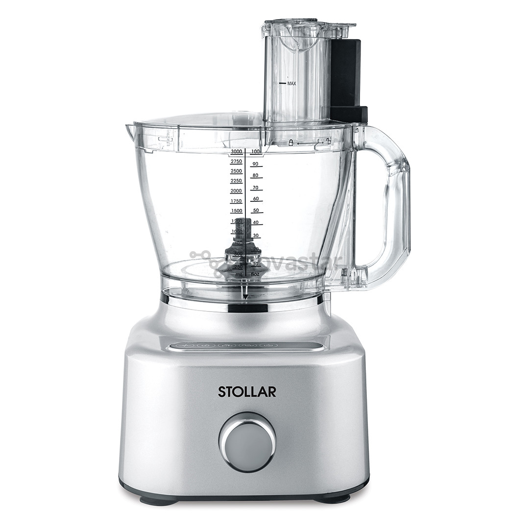 Stollar the Multi Food Processor, 1300 W, sidabro spalvos - Virtuvinis kombainas