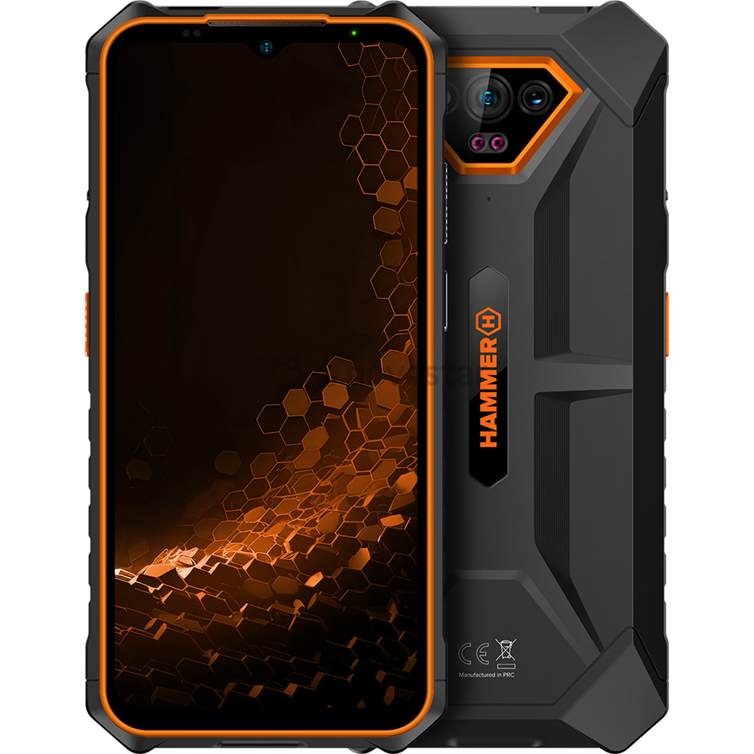 HAMMER Iron V, 6GB, 64GB, orange - Smartphone