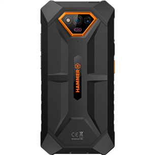 HAMMER Iron V, 6GB, 64GB, oranžinis - Išmanusis telefonas