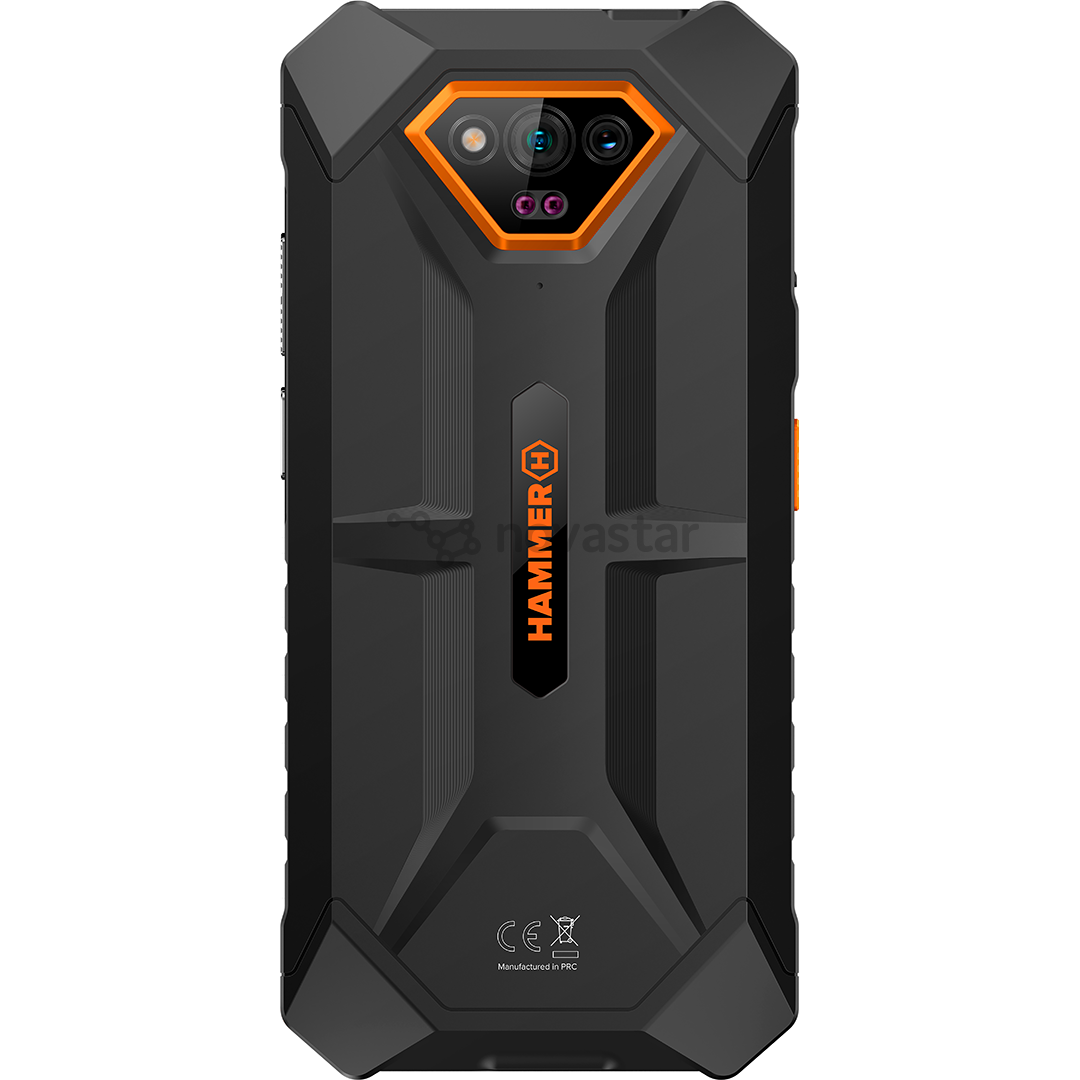 HAMMER Iron V, 6GB, 64GB, oranžinis - Išmanusis telefonas