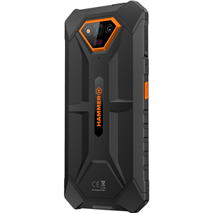 HAMMER Iron V, 6GB, 64GB, oranžinis - Išmanusis telefonas