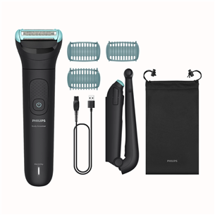 Philips Bodygroomer 5000 series, juoda - Kūno plaukų kirpimo mašinėlė BG5480/15