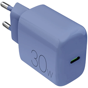 Puro DAILY 1, USB-C, 30 W, ice blue - Power adapter PUTCUSBC30WDYBLUE17