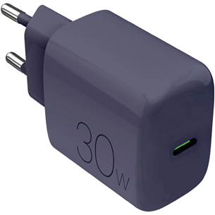 Puro DAILY 1, USB-C, 30 W, crown blue - Power adapter PUTCUSBC30WDYDKBL17