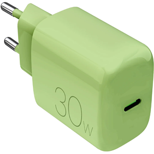 Puro DAILY 1, USB-C, 30 W, salted lime - Power adapter PUTCUSBC30WDYGRN17