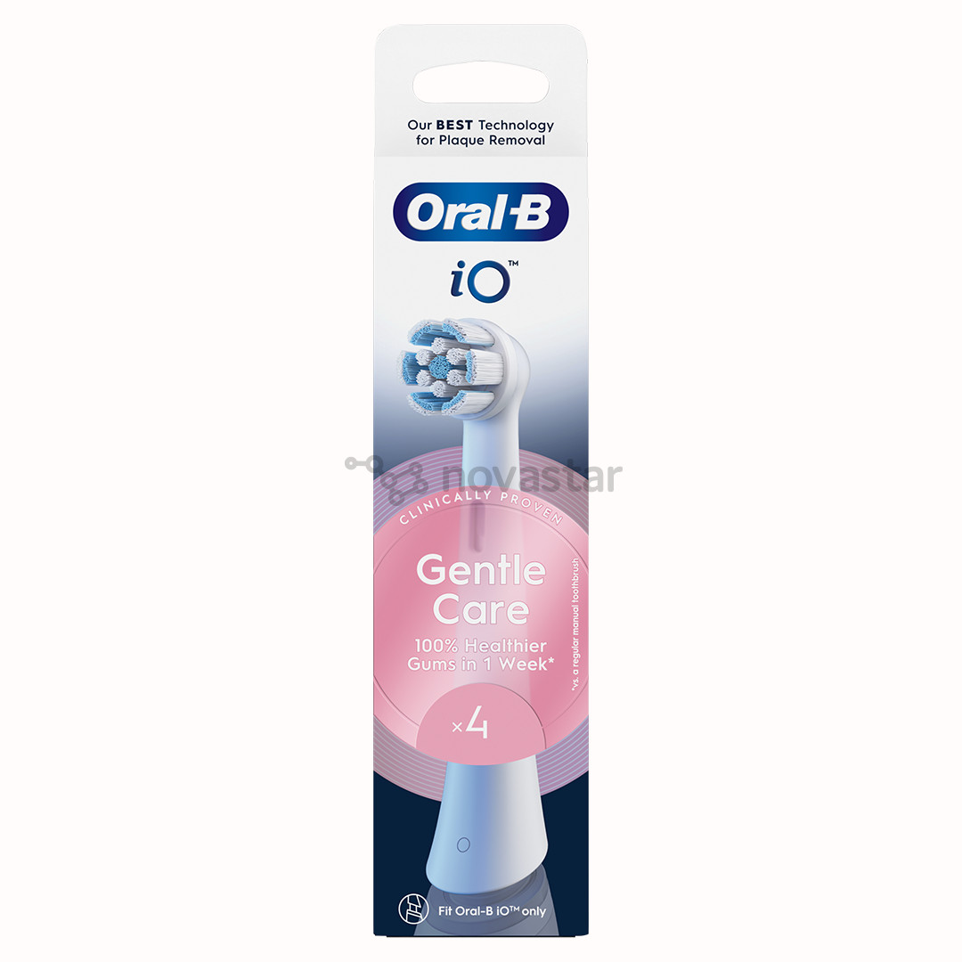 Braun Oral-B GentleCare White, 4 vnt. - Dantų šepetėlių antgaliai
