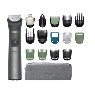 Philips All-in-One Trimmer 7000 Series, 17 viename, pilka - Plaukų kirpimo mašinėlė MG7961/15