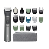 Philips All-in-One Trimmer 7000 Series, 17 viename, pilka - Plaukų kirpimo mašinėlė