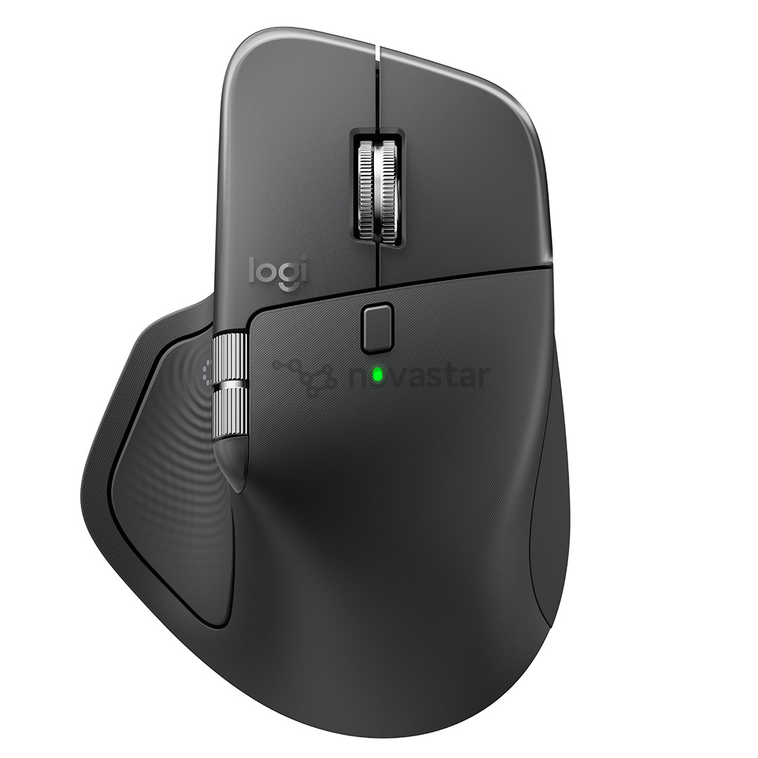Logitech MX Master 4, tamsiai pilka - Belaidė pelė