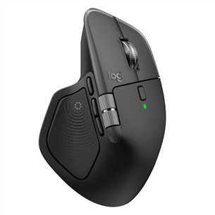 Logitech MX Master 4, juoda - Belaidė pelė macOS ir iPadOS