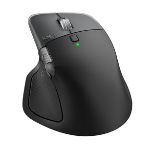 Logitech MX Master 4, juoda - Belaidė pelė macOS ir iPadOS