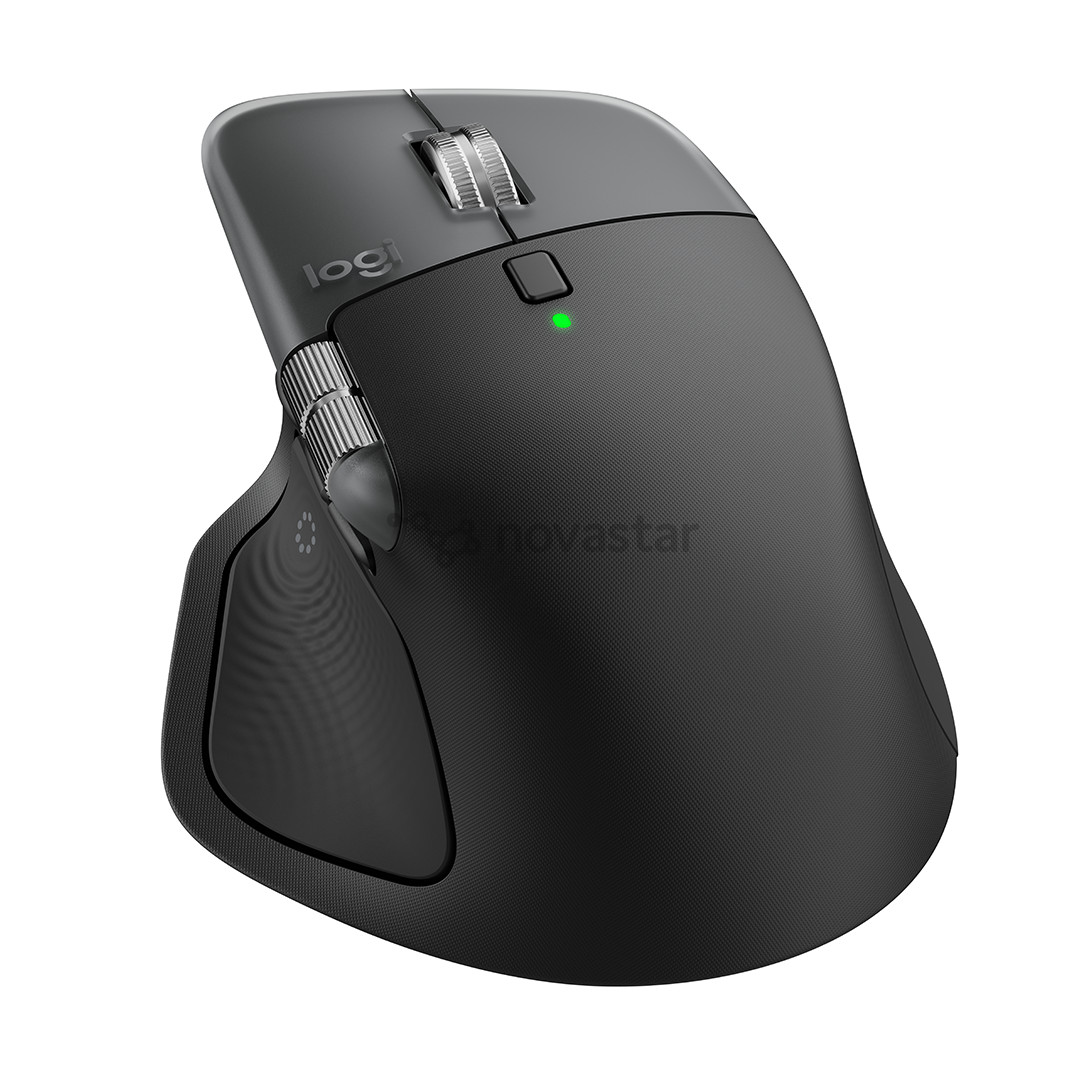 Logitech MX Master 4, juoda - Belaidė pelė macOS ir iPadOS