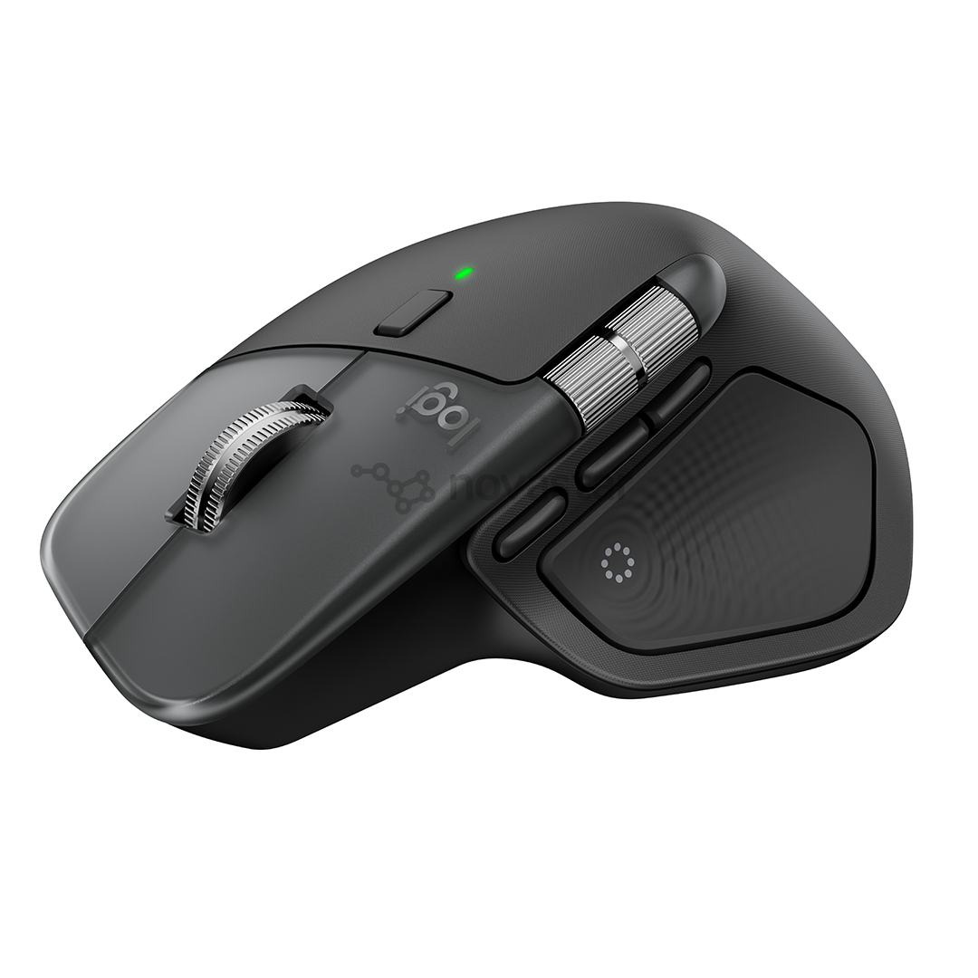 Logitech MX Master 4, juoda - Belaidė pelė macOS ir iPadOS