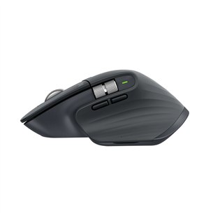 Logitech MX Master 3S Performance, juoda - Belaidė pelė