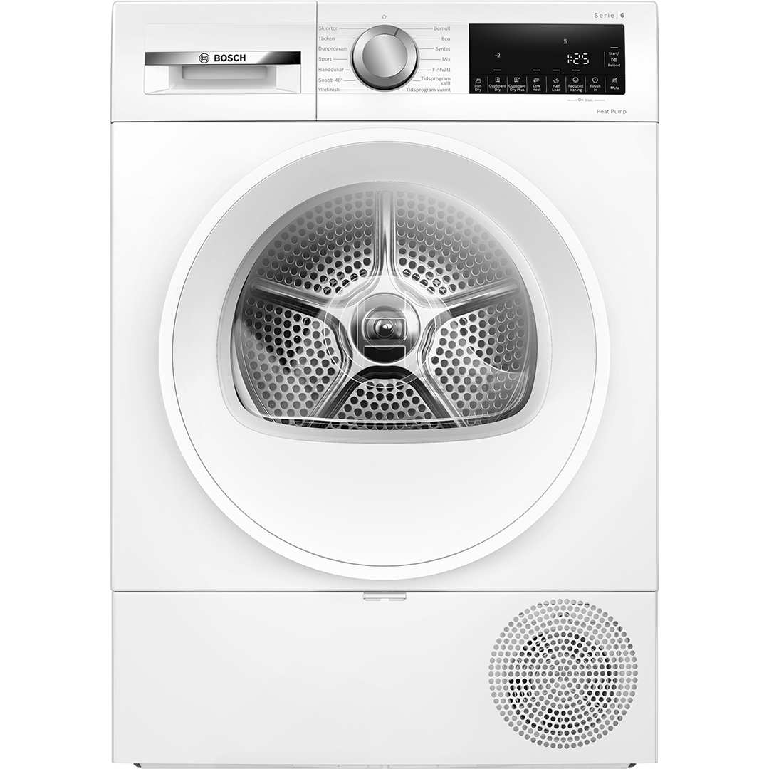 Bosch, Series 6, 9 kg, gylis 61,3 cm - Džiovyklė