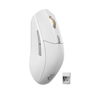 Steelseries Rival 3 Wireless Gen 2, white - Wireless mouse