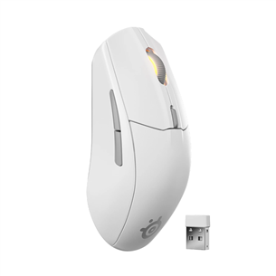 Steelseries Rival 3 Wireless Gen 2, balta - Belaidė pelė
