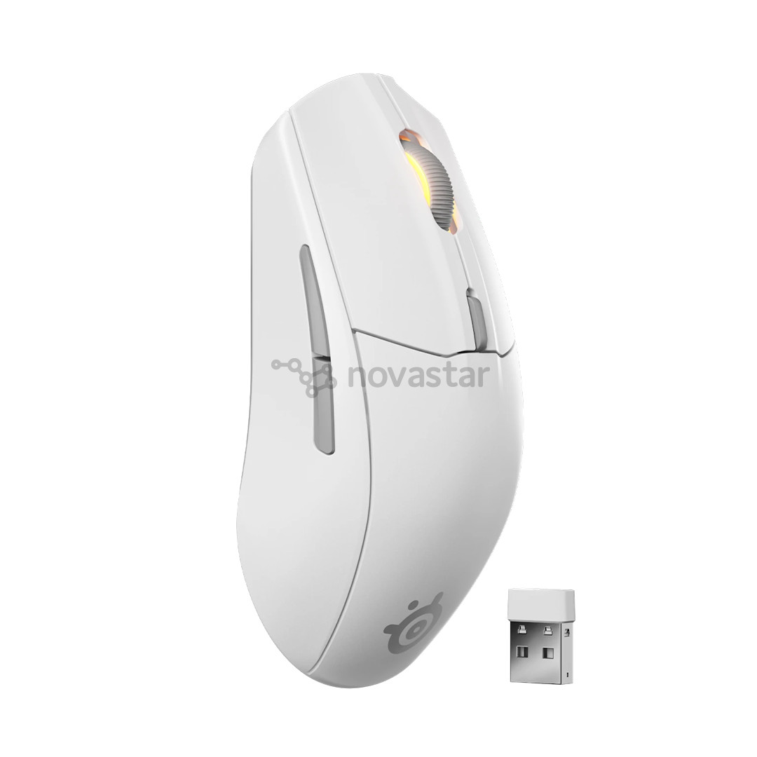 Steelseries Rival 3 Wireless Gen 2, white - Wireless mouse