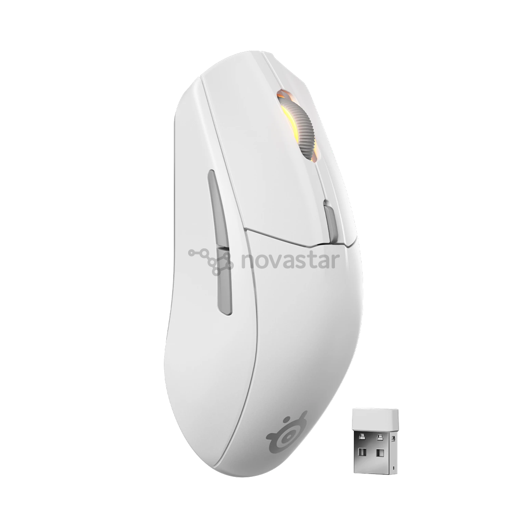Steelseries Rival 3 Wireless Gen 2, balta - Belaidė pelė