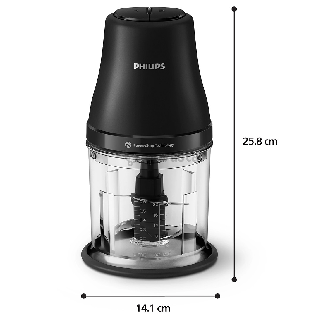 Philips 3000 Series, 450 W, black - Chopper