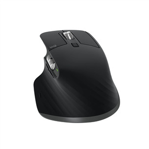 Logitech MX Master 3S Performance, juoda - Belaidė pelė