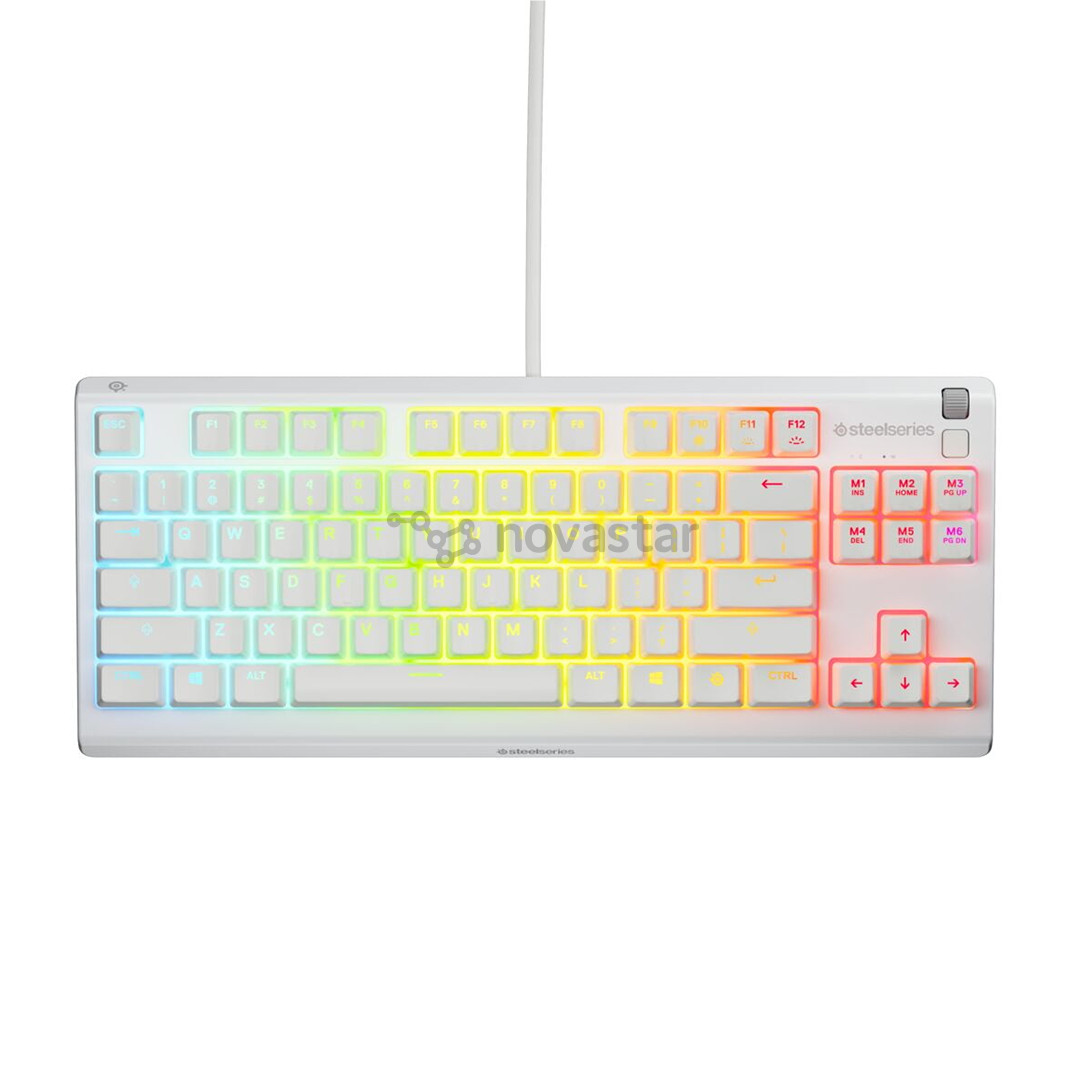 SteelSeries Apex 3 TKL, SWE, white - Keyboard