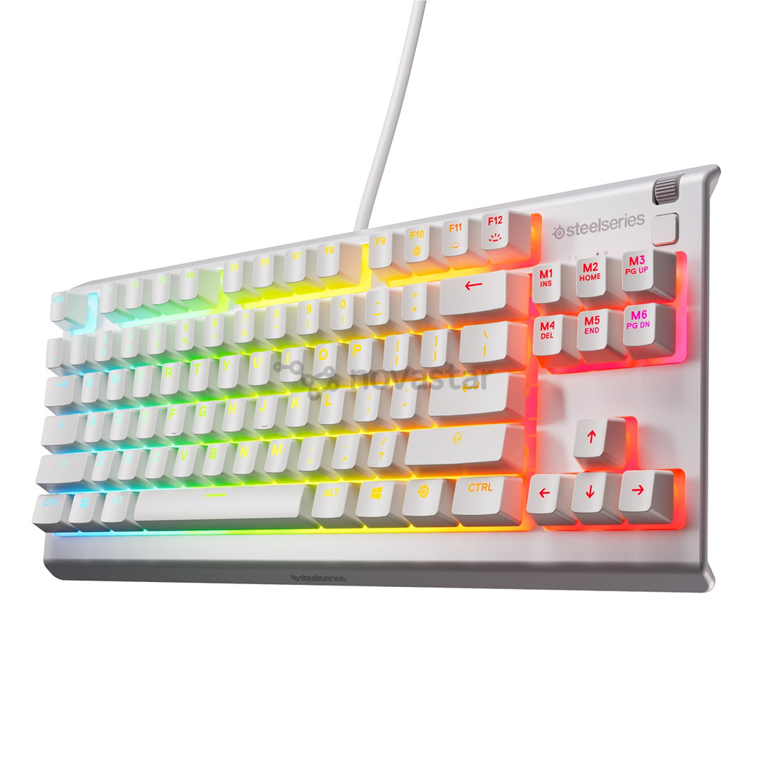 SteelSeries Apex 3 TKL, SWE, white - Keyboard