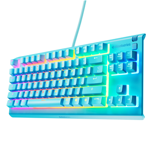 SteelSeries Apex 3 TKL, SWE, šviesiai mėlyna - Klaviatūra
