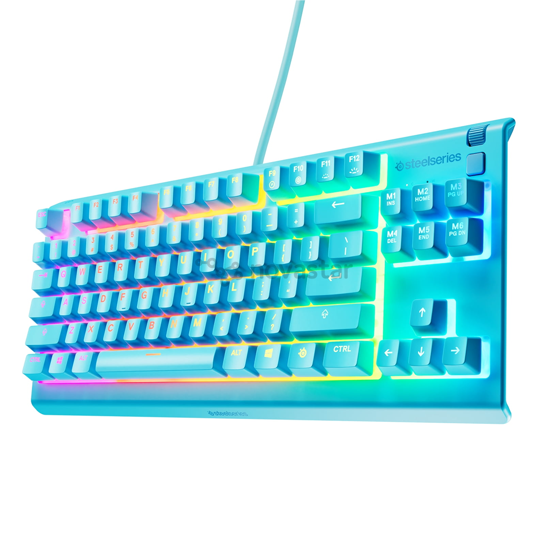SteelSeries Apex 3 TKL, SWE, šviesiai mėlyna - Klaviatūra